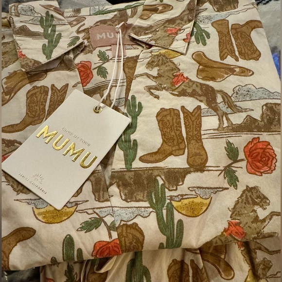 Show Me Your MuMu Other - Show Me Your Mumu Rodeo Escape PJ Set Size XS.